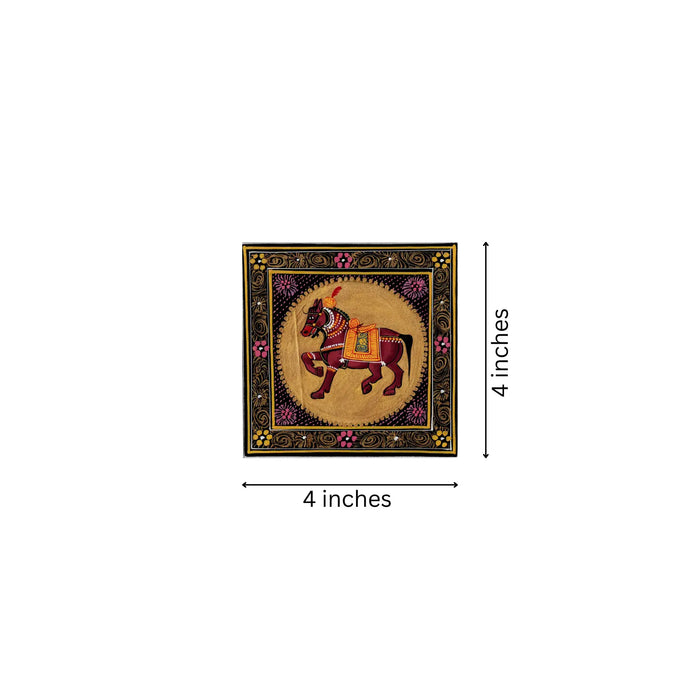 Hand-Painted Traditional Miniature Horse Artwork – Symbol of Strength and Energy   Paintings