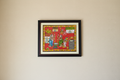 Hand-Painted Village Women & Daily Life Cheriyal Painting   Cheriyala Painting