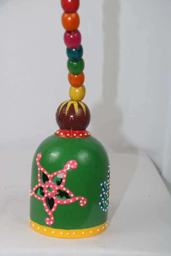 Wooden Hand-Painted Lamp – Unique Home & Office Decor Balaji varanasi