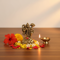 Handcrafted Brass Hanuman Ji Idol – Traditional Hindu Decorative Statue   Brass Artwork