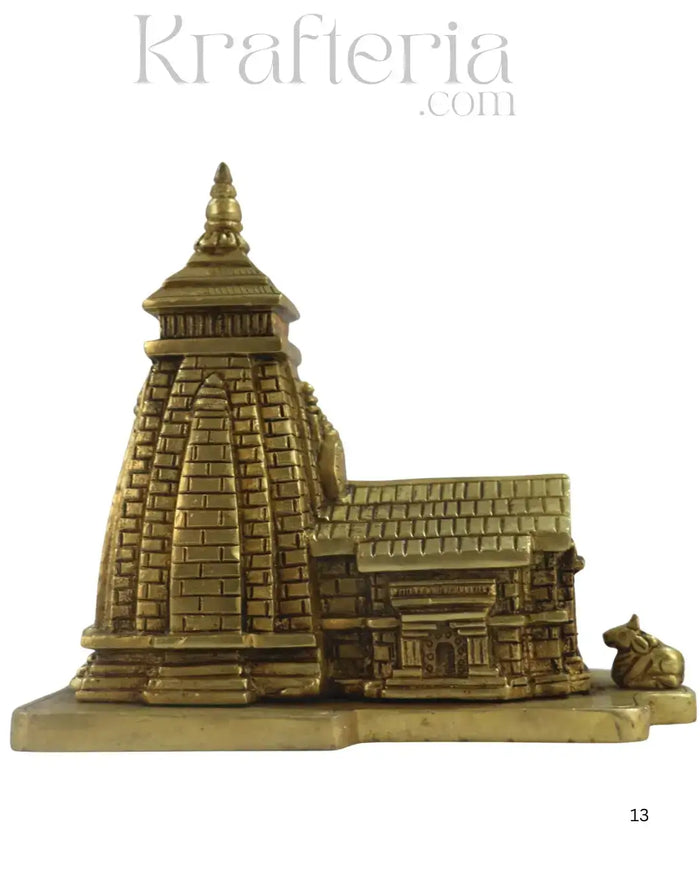 Handcrafted Brass Kedarnath Shrine – Symbol of Devotion and Faith   Brass Ware