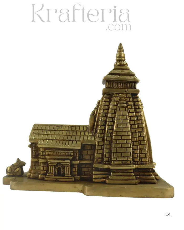 Handcrafted Brass Kedarnath Shrine – Symbol of Devotion and Faith   Brass Ware