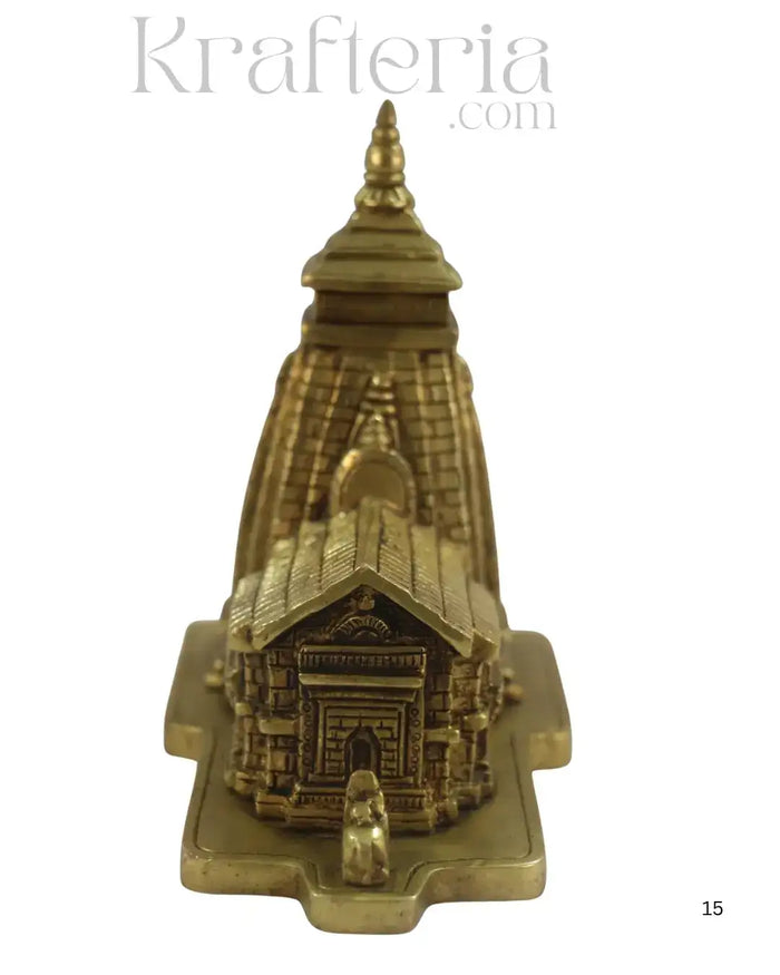 Handcrafted Brass Kedarnath Shrine – Symbol of Devotion and Faith   Brass Ware