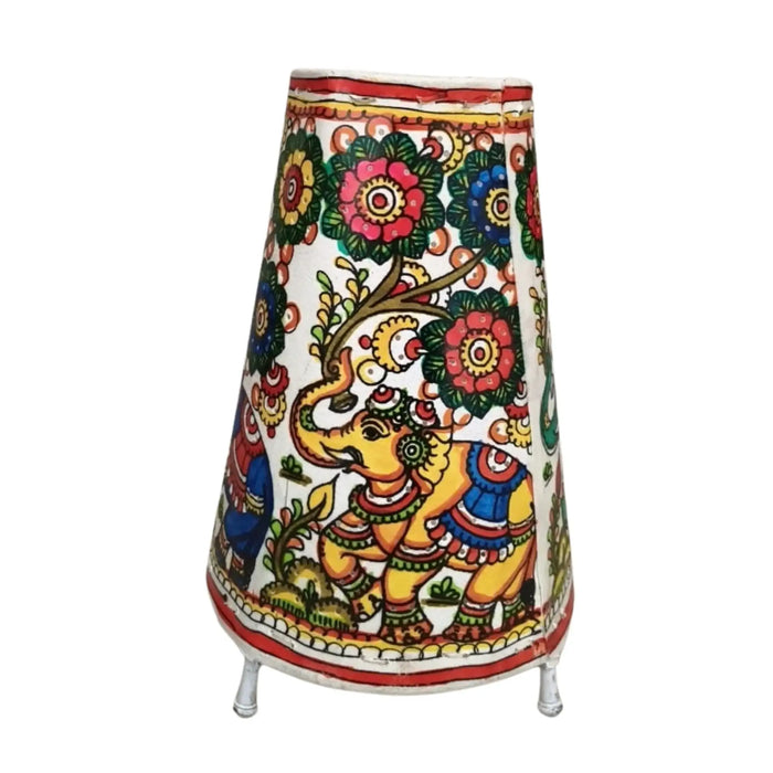 Handcrafted Elephant Leather Puppetry Lamp – A Fusion of Tradition and Elegance | Bed Lamp   Leather Paintings