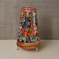 Handcrafted Leather Puppetry Divine Radha Krishna Theme | Bed Lamp   Leather Paintings