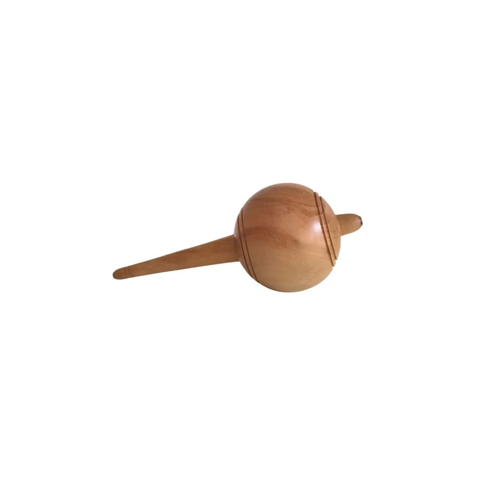 Handcrafted Miniature Wooden Gada (Mace) - Traditional Indian Decorative Item   Wooden Idols