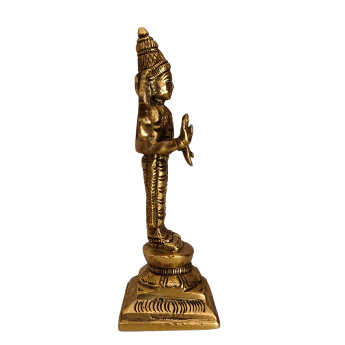 Handcrafted Tirupati Balaji Statue for Home Temple & Puja   Brass Artwork