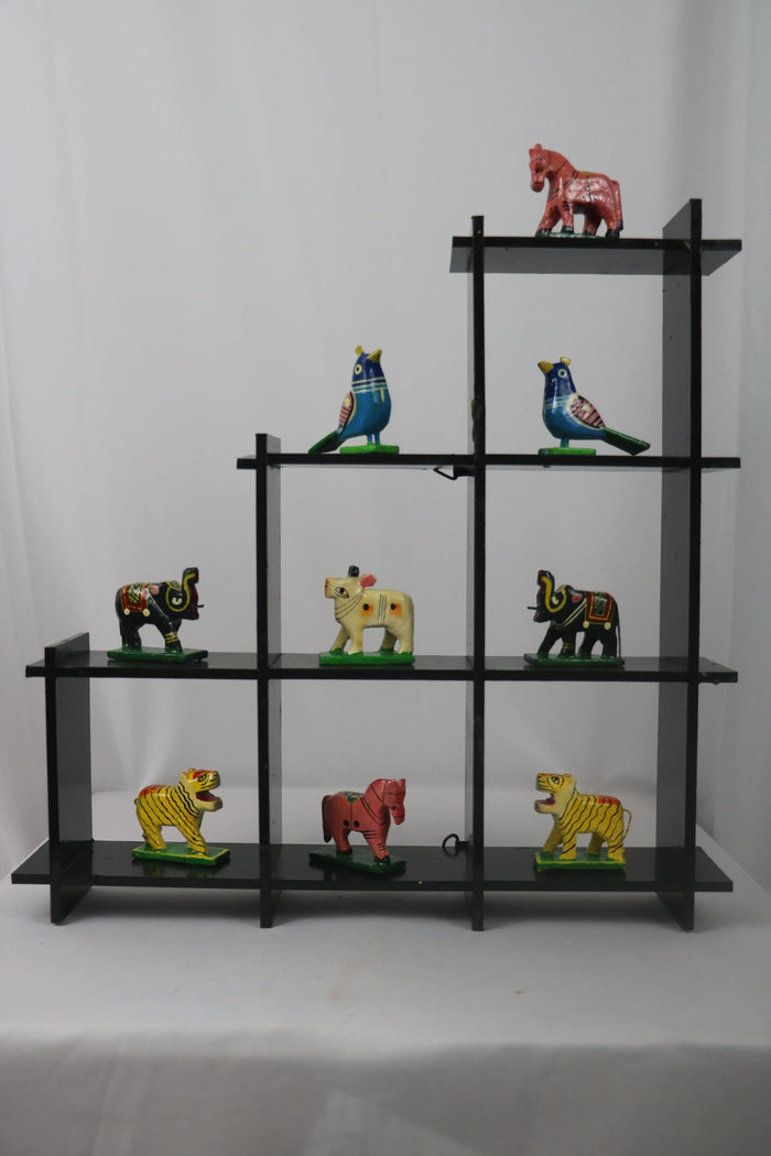 Handcrafted Wooden Showcase Stand – Perfect for Home Decor Balaji varanasi