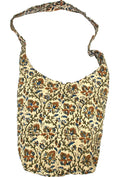 Handmade Cotton Kalamkari Block Print Hobo Shopping Work Tote Bag 14x14 - Sweet Us