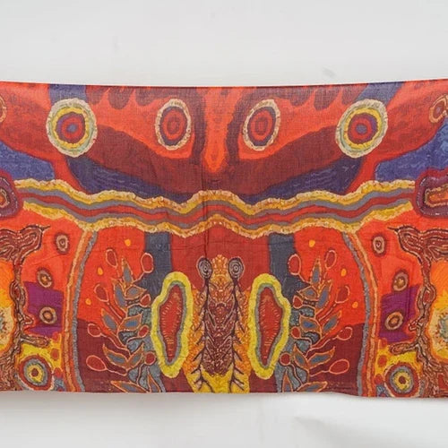 HANDMADE SILK MODAL SCARF - A DESERT STORY