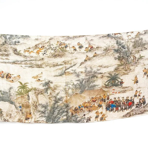 HANDMADE SILK MODAL SCARF - ANCIENT TIMES