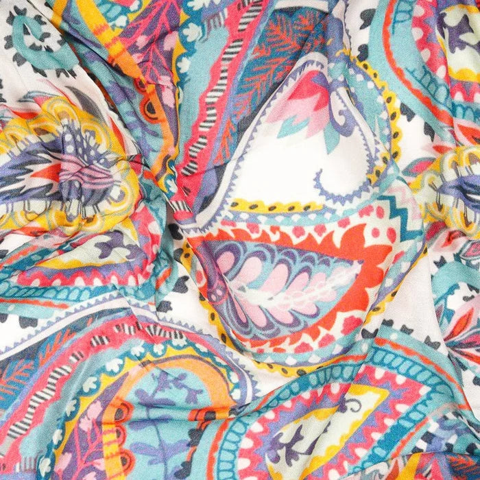HANDMADE SILK MODAL SCARF - PAISLEY
