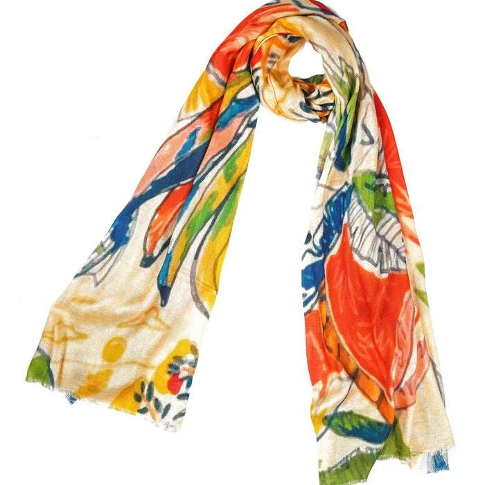 HANDMADE SILK MODAL SCARF - THE ARTIST TOUCH