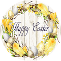 Happy Easter Flower Sign, Easter Design, Easter Décor,  Wreath Center, Wreath Attachment