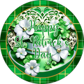 Happy St Patrick Sign, Wreath Attachment, Wreath Center