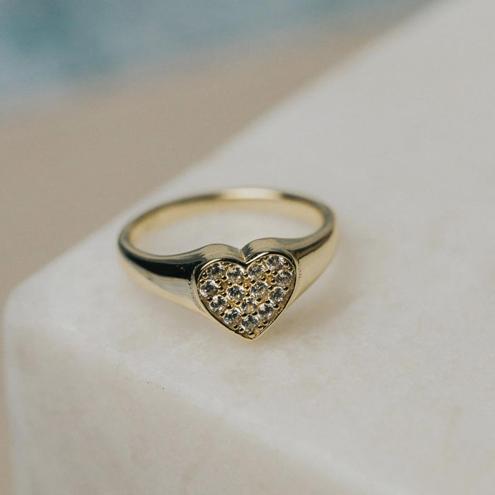 Heart of Gold Ring