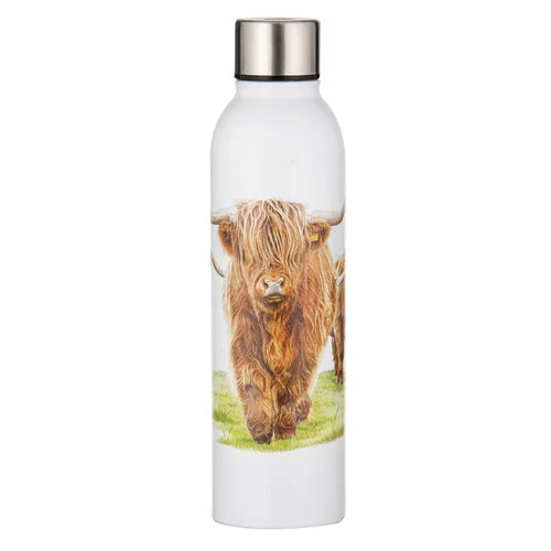 HIGHLAND HERD COWS ARTIST DRINK BOTTLE
