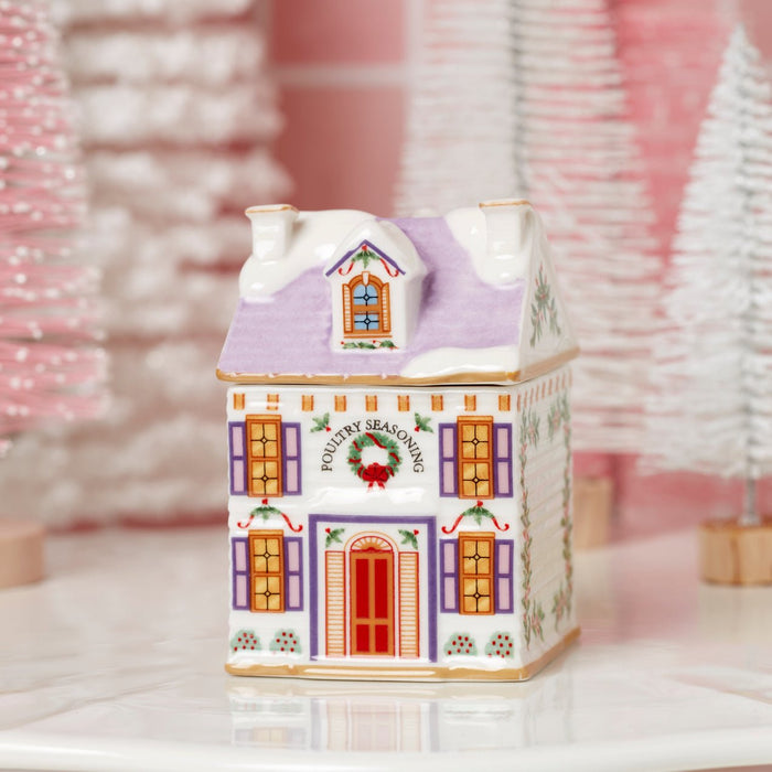 🎄✨ Holiday Village Spice House Set — A Mini Christmas Wonderland for Your Kitchen!