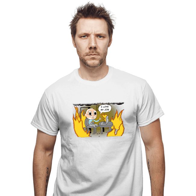 Secret_Shirts T-Shirts, Unisex / Small / White I Love My Job