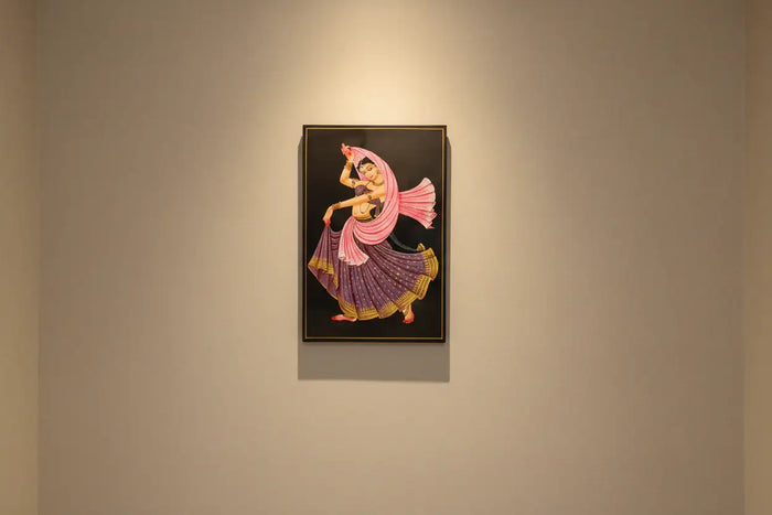 Classical Indian dancer wall decor art
