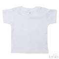 INFANTS WHITE TEE SHIRT: (3-6M) TS4650-W - Kidswholesale.co.uk