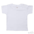 INFANTS WHITE TEE SHIRT: (6-9M) TS4650-W - Kidswholesale.co.uk