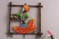 Iron Hand Painted Musicians Frame   Iron Decorative