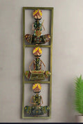 Iron Rajasthan Sardar Musician Wall Hang   Iron Decorative