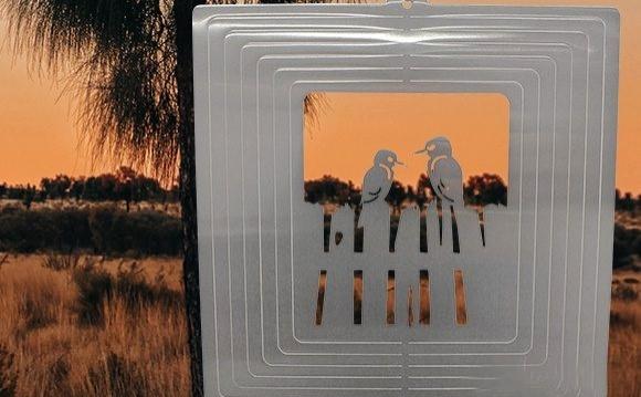 KOOKABURRA  - STAINLESS STEEL WIND WHIRL SPINNER