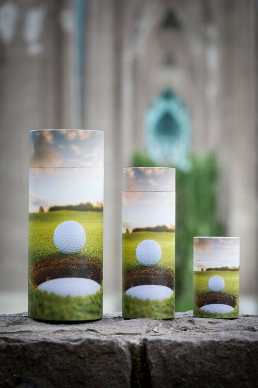 Large/Adult 200 Cubic Inch Golf Ball Scattering Tube Cremation Urn for Ashes