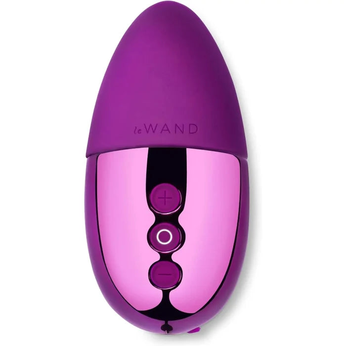 Le Wand Point Lay-On Mini Vibrator - Hands-Free Clitoral Stimulation Purple