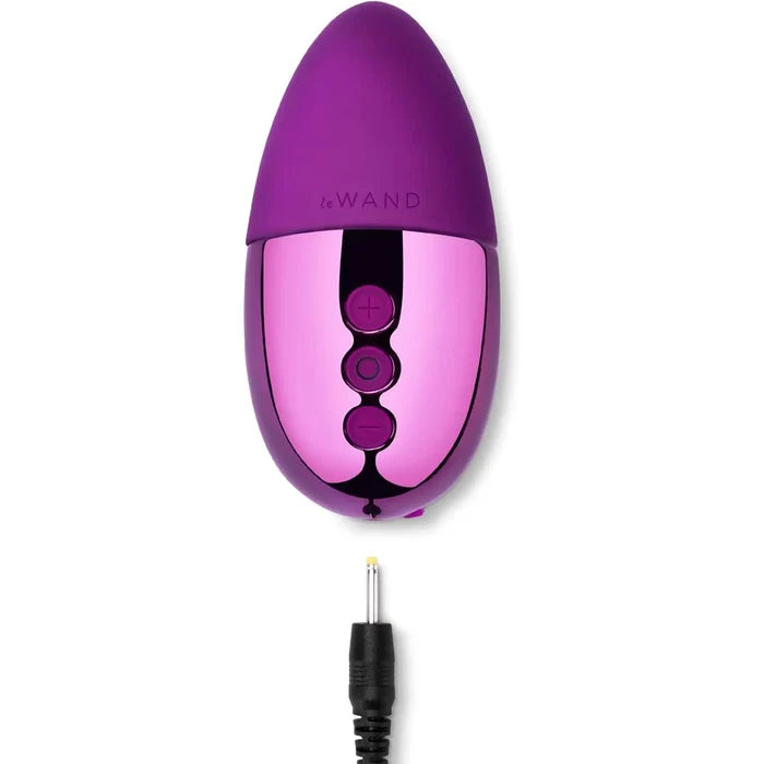 Le Wand Point Lay-On Mini Vibrator - Hands-Free Clitoral Stimulation Purple
