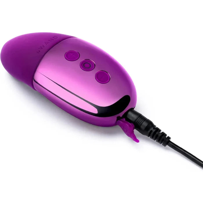 Le Wand Point Lay-On Mini Vibrator - Hands-Free Clitoral Stimulation Purple