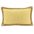 LINEN & JUTE SUB CUSHION - Buttercup yellow