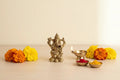 Lord Ganesha Idol with Turban – Remover of Obstacles for Success and Wisdom   Brass Ware