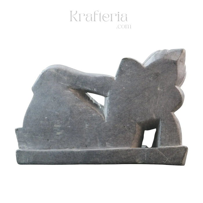 Lord Ganesha in Sleeping Pose – Soft Stone Decorative Idol belur shanker