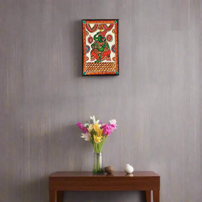 Lord Ganesha – The Embodiment of Grace   Leather Paintings