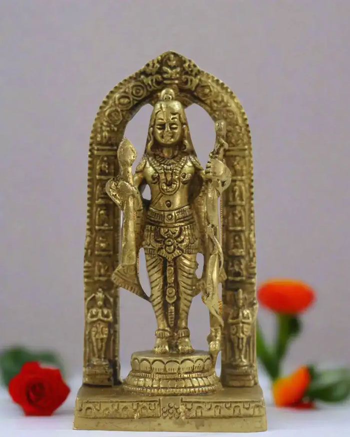 Lord Sree Rama in Brass – Symbol of Virtue and Valor   Brass Ware