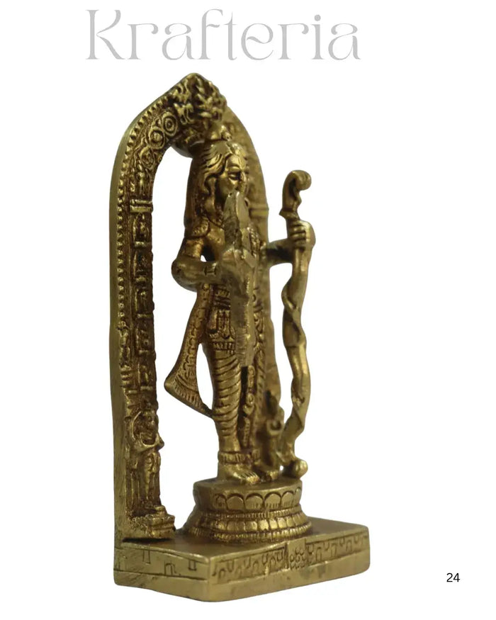 Lord Sree Rama in Brass – Symbol of Virtue and Valor   Brass Ware