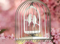 LOVE BIRDS - STAINLESS STEEL WIND WHIRL SPINNER