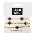 Lulu Mac| Cross Bracelet Set