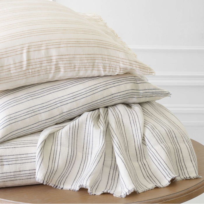 Lush Linen Stripe Pillow Sham Sham By Annie Selke