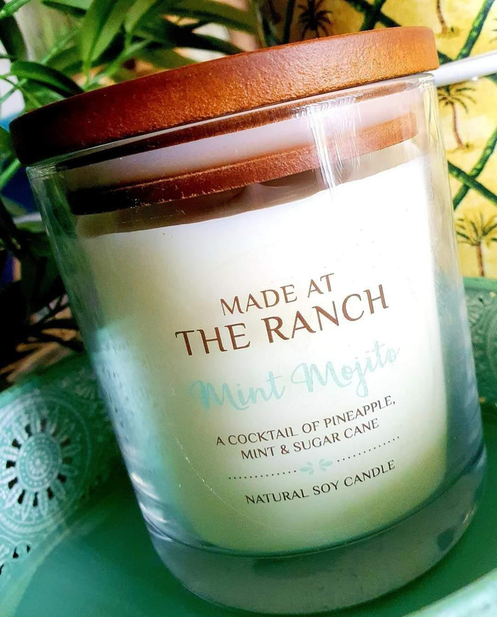 MADE AT RANCH XL CANDLE - MINT MOJITO