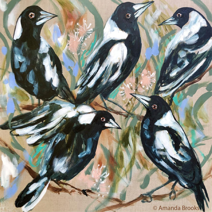 Magpies Trivet - Artist Lab