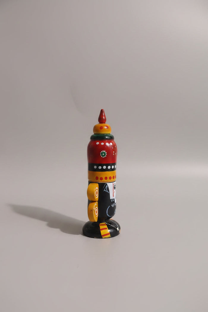 Majestic Etikoppaka Balaji Idol – Handcrafted Wooden Folk Art of Tirumala Tradition   Etikoppaka Lacquerware