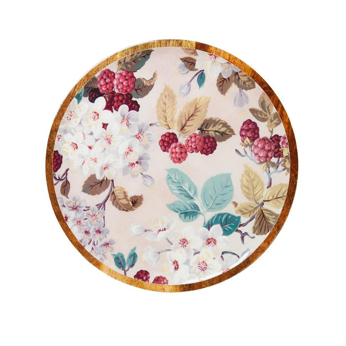MANGOWOOD - PLATTER PLUM BLOSSOM 35CM