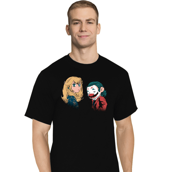 Daily_Deal_Shirts T-Shirts, Tall / Large / Black Mario And Peach