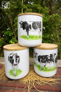 MEET THE COW GIRLS - 3PC ROUND CANISTERS