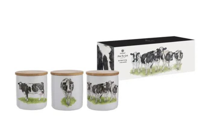 MEET THE COW GIRLS - 3PC ROUND CANISTERS