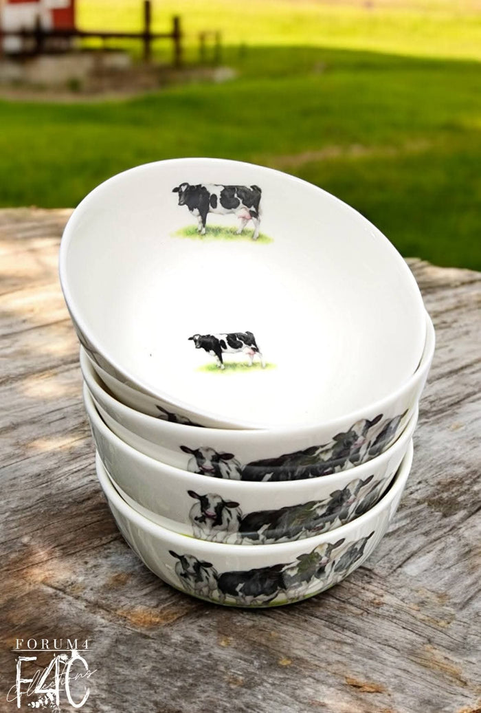 MEET THE COW GIRLS - 4PK BOWLS